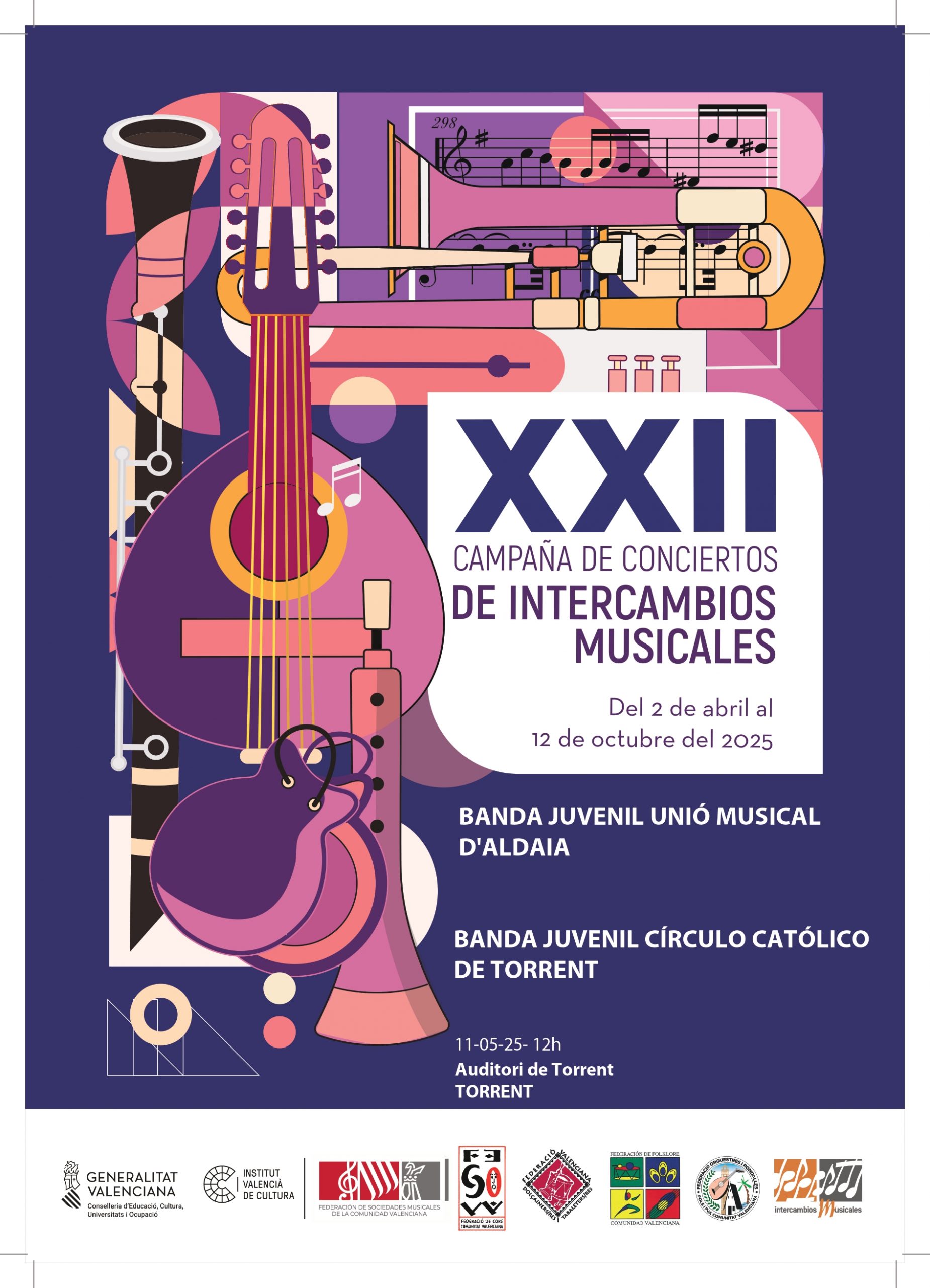 Conciertos Mayo 2025